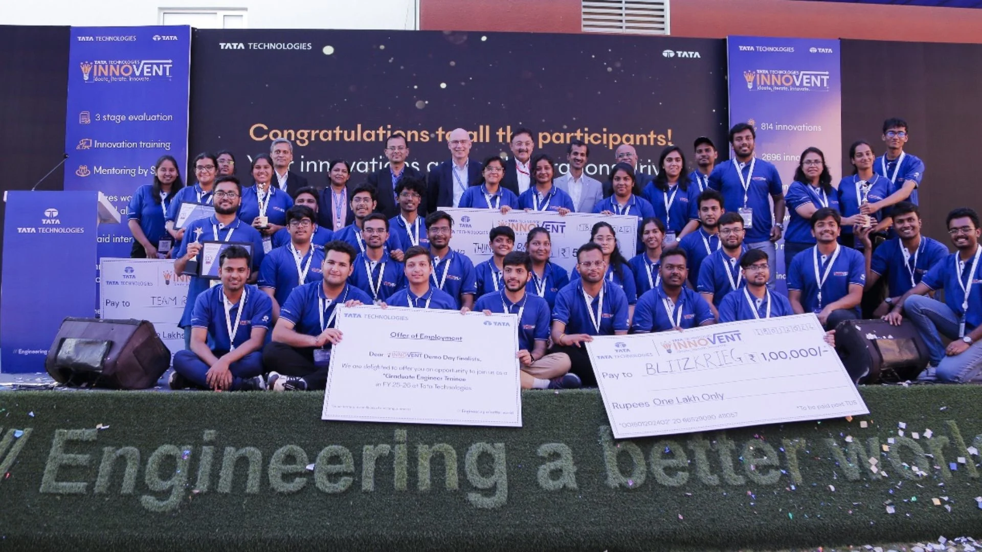 Tata Technologies announces winners of InnoVent 2023, offers career opportunities to all finalists
