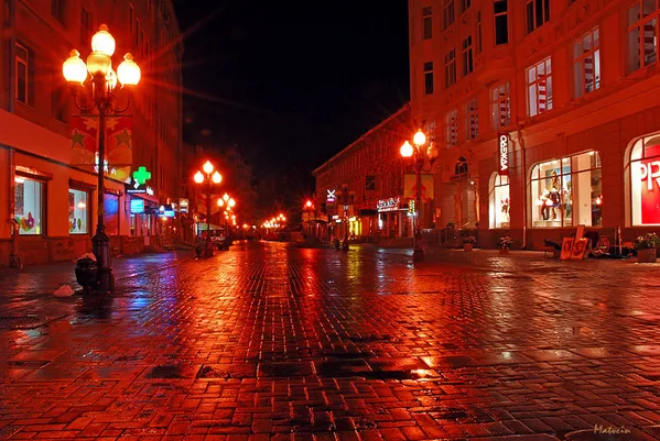 Red light district in Amsterdam