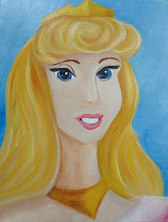 Big Eyes Disney Princesses Art Crawl