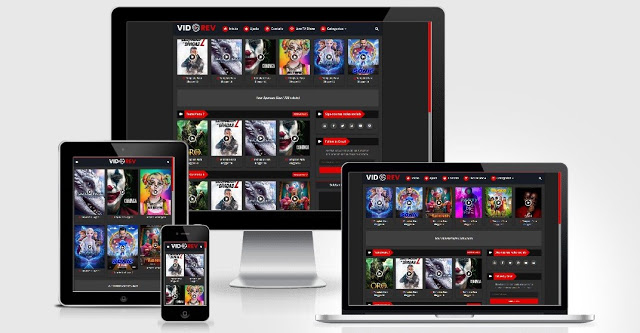 VidoRev - Blogger Template Free Download For Movie Website