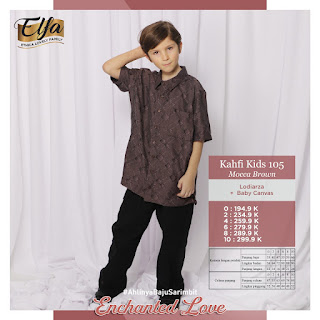 kahfi kids 105 mocca brown