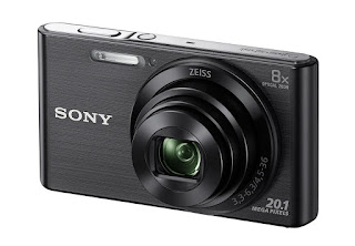 Sony DSC W830 Cyber-Shot 20.1 MP Point and Shoot Camera (Black)