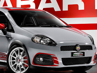 2008 Fiat Grande Punto Abarth. Label: Fiat, Sports Car,