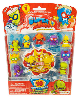 SUPERZINGS : Rivals of Kaboom - Blister 10 Pack : 9 Superzings + 1 Superzings Dorado : Superhéroes | 2018 | Serie 1 | COMPRAR JUGUETE - TOYS - JOGUINES