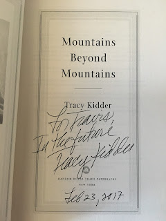 Mountains Beyond Mountains by Tracy Kidder Autograph