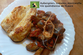 Vie quotidienne de FLaure: Aubergines, tomates et mozzarella