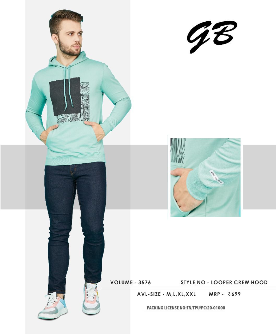 Vol 3576 Full Sleeves Gb Mens Tshirts Manufacturer Wholesaler