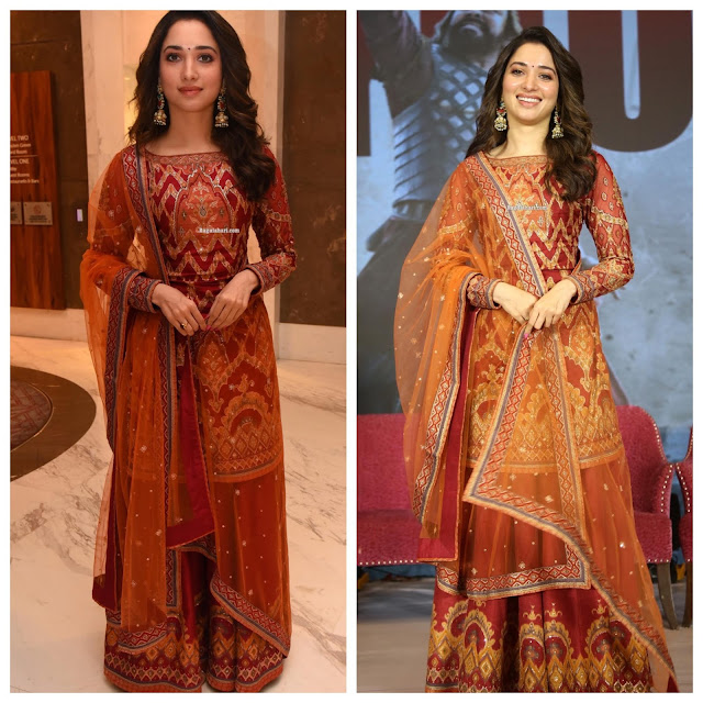 Tamanna in Silk Palazzo 