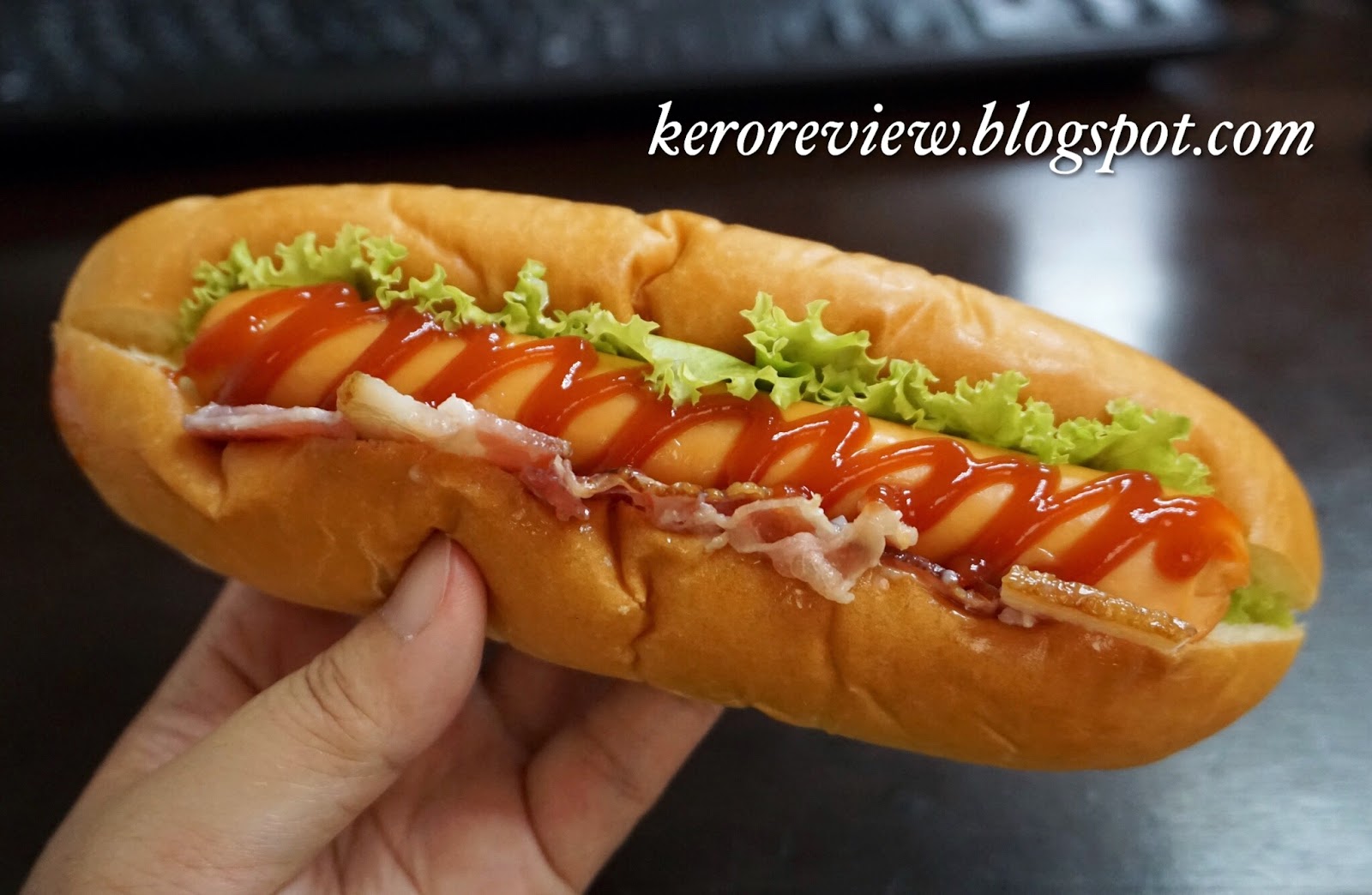 รีวิว คัดสรร ฮอทดอกเบคอนบิ๊กไบท์ (CR) Review bacon big bite hot dog, Kudsan Brand.