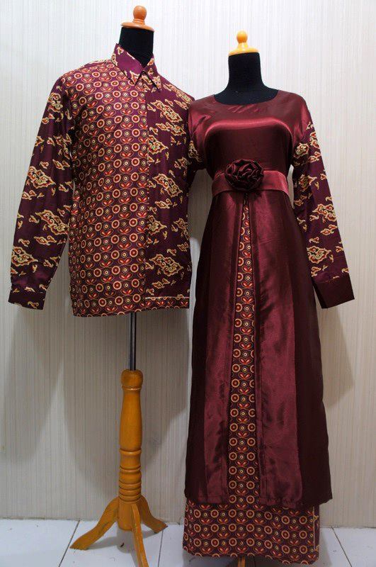  Contoh  Model Sarimbit  Gamis Batik  Pesan Jahit KR Grosir 