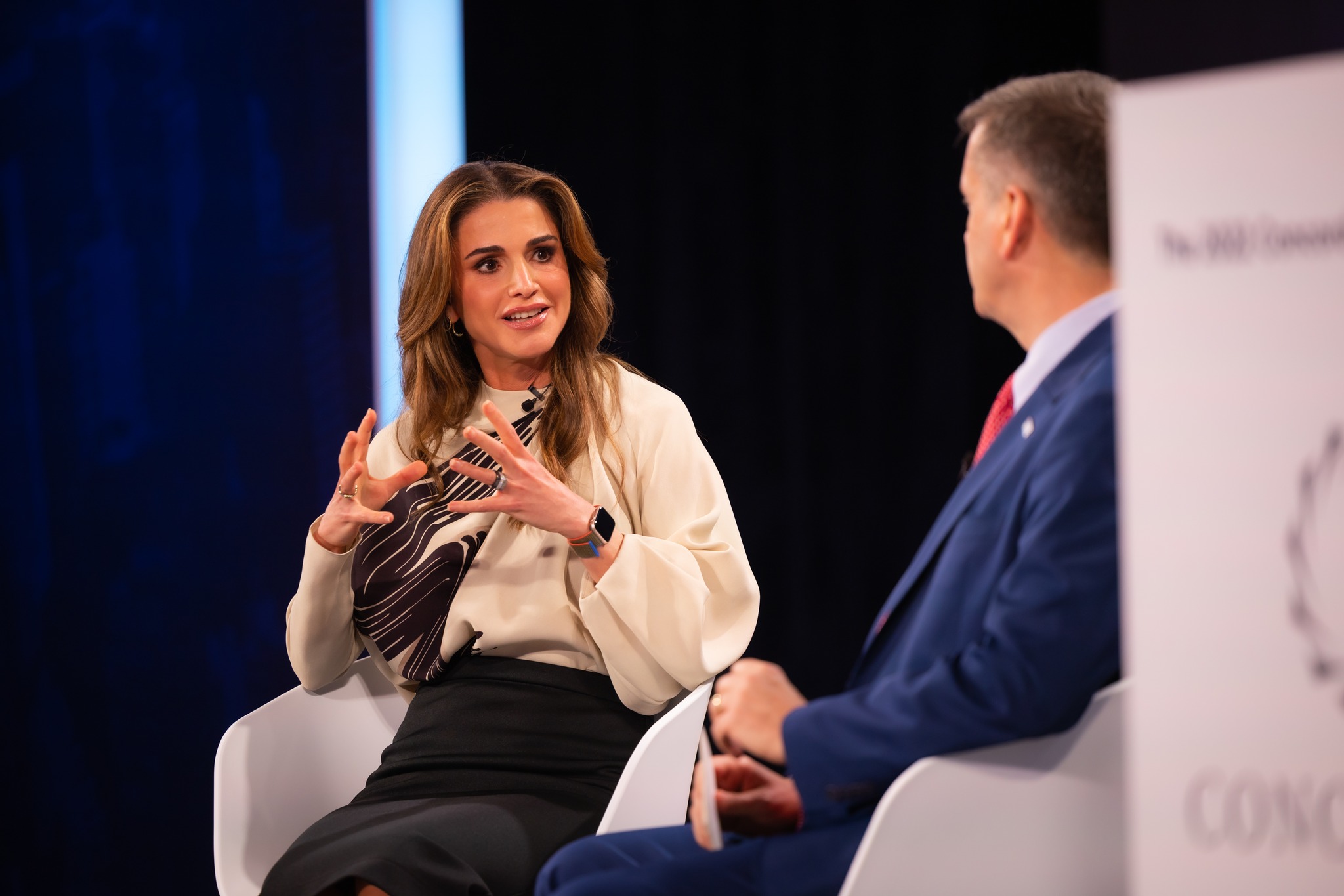 Queen Rania Attended Concordia Annual Summit 2022