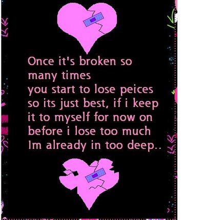 quotes broken heart. To Live With Broken Heart Still Love u sweet heart.