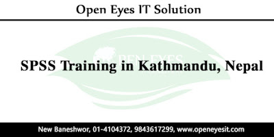 SPSS Training in New Baneshwor Kathmandu, Nepal || Open Eyes IT Solution