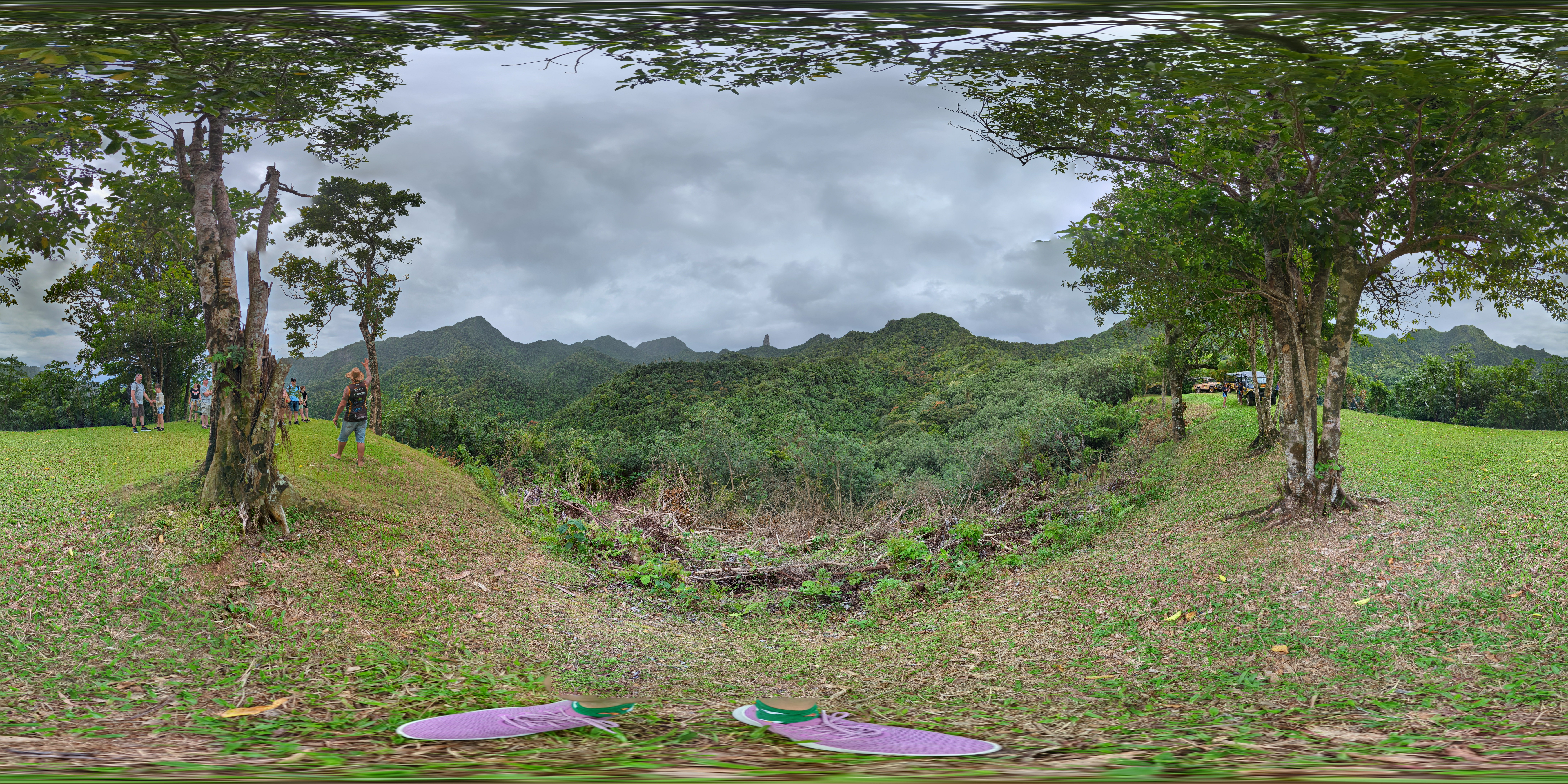 Photosphere: interior of Rarotonga with the hills and peaks. TAP/CLICK to find the actual photo.