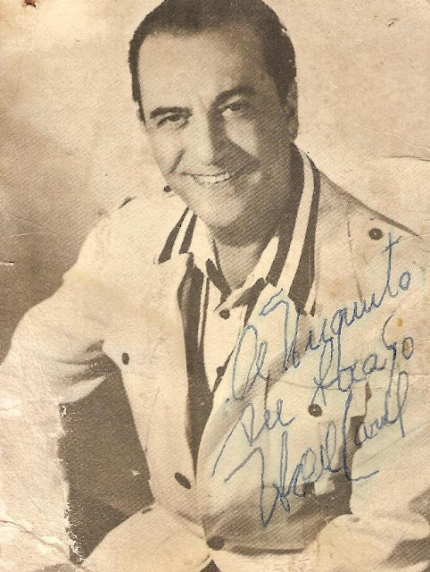 Autografo firmado por Hugo del Carril