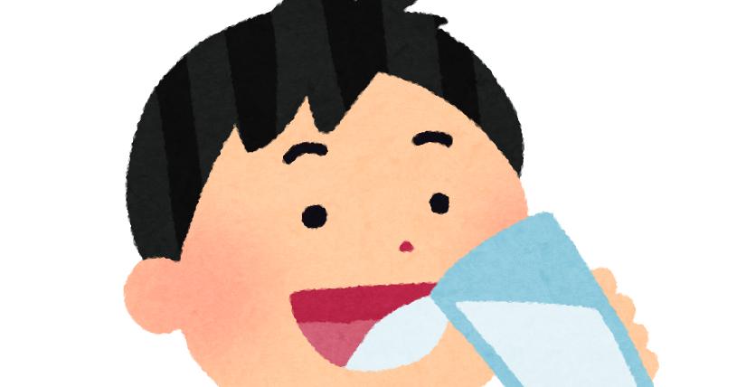 水を飲んでいる男の子のイラスト かわいいフリー素材集 いらすとや