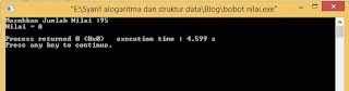 program c++ Mengitung Bobot nilai mahasiswa dengan menggunkan if dan else
