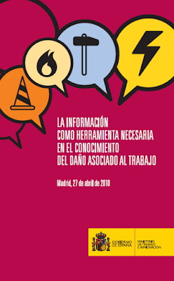 Portada del programa del Seminario del INSHT (abril 2010) sobre Informacion del Daño en el Trabajo