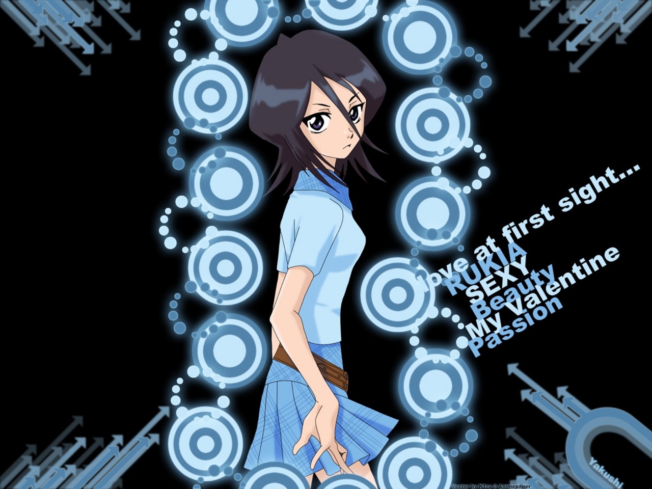 Bleach Wallpapers: Rukia Kuchiki. The first character of the series ...