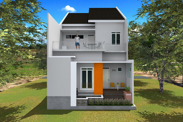 desain rumah minimalis 2 lantai terbaru