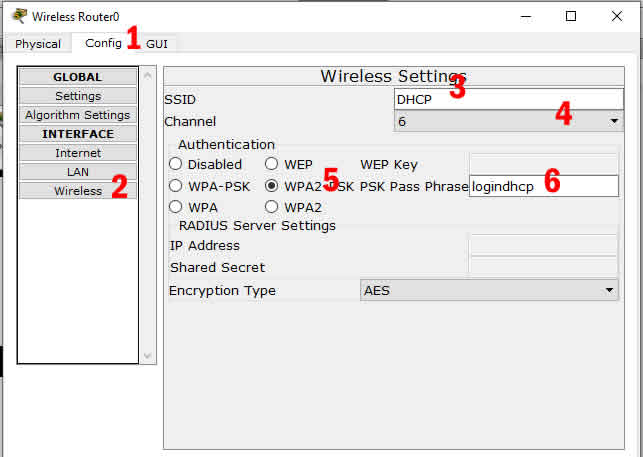 konfigurasi SSID pada access point