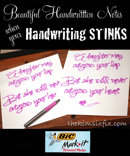 Beautiful handwritten notes