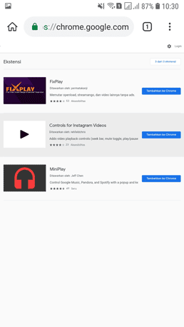cara instal ekstensi chrome di ponsel android