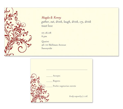 Wedding Rehearsal Invitations on Paper Bloom    Invitation Design Studio  Rehearsal Dinner Invitation