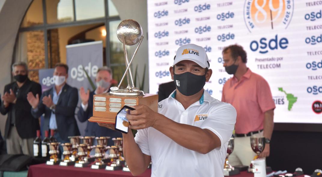 César Costilla brilló a lo grande y se quedó con el título del 89º Abierto del Centro