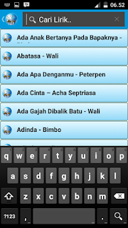 Aplikasi Lirik Lagu Untuk Android Tidak Memerlukan Koneksi Internet