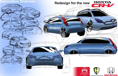 2012 Honda CRV Sketches