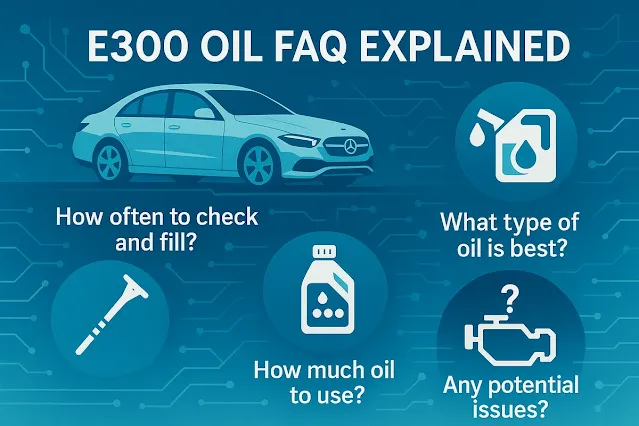よくある質問（FAQ）：ベンツE300のエンジンオイルについて