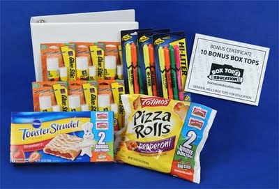 Box Tops for Education with Pillsbury and Totinos