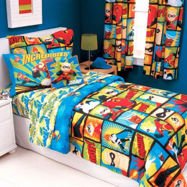 Superhero Bedding Theme For Boys Bedroom