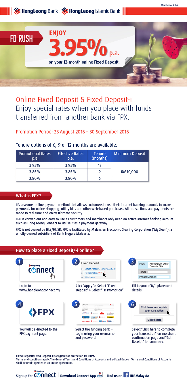 Hong Leong Bank 定期存款优惠（9月份） | LC 小傢伙綜合網