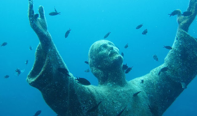 christ of the abyss, cool wallpapers, place, travel, 