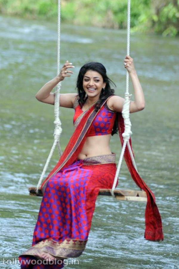 kajal agarwal hot in saree