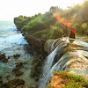 Jogan Beach Air terjun langka di dunia