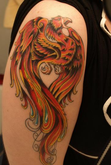 phoenix tattoos phoenix arm tattoo