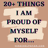 20+ Things I Am Proud of Myself for…