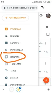 Cara buat daftar isi blog