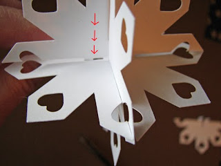 slotted snowflake