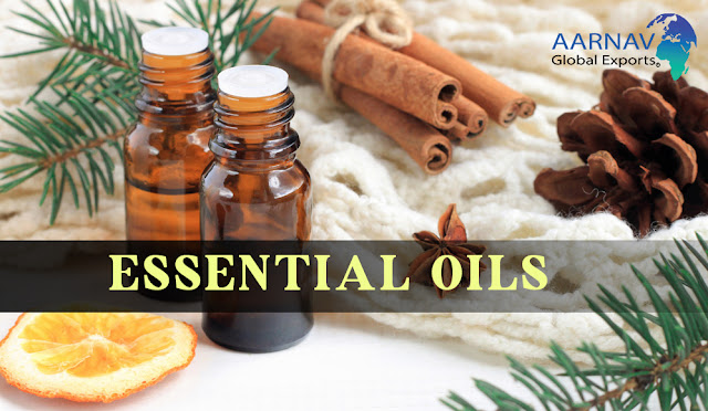 Availability of Pure Essential Oils which are created from plant materials such as rinds, timber, kernels, flowers, and bases is from Aarnav Global Exports. This oil is used for skin care, hair care, cosmetics, food & beverage etc. So Order online now at affordable prices.