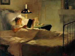 القراءة في السرير