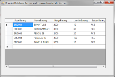 VB .NET - Cara Koneksi Database Access (.mdb)