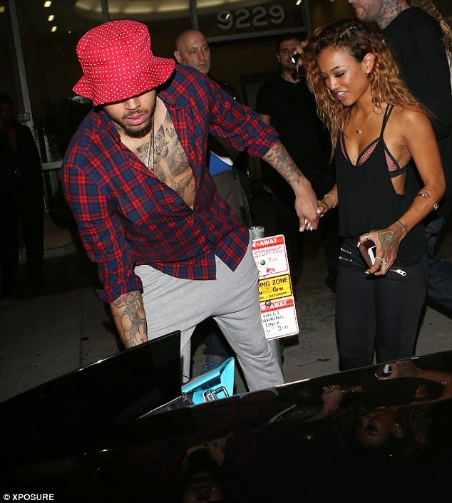 chris brown and Karrueche