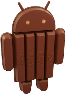 Android versi 4.4 atau yang disebut dengan Kitkat ini awalnya dinamai dengan izin produk coklat ternama yaitu Nestle dan Hershey pada tanggal 3 september tahun 2013