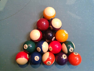 Billardkugeln aufstellen 8-Ball