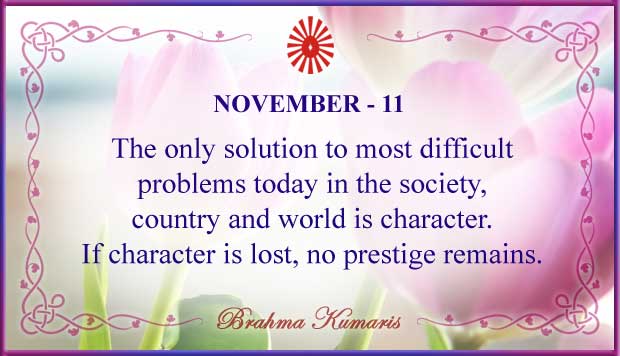 Thought For The Day November 11