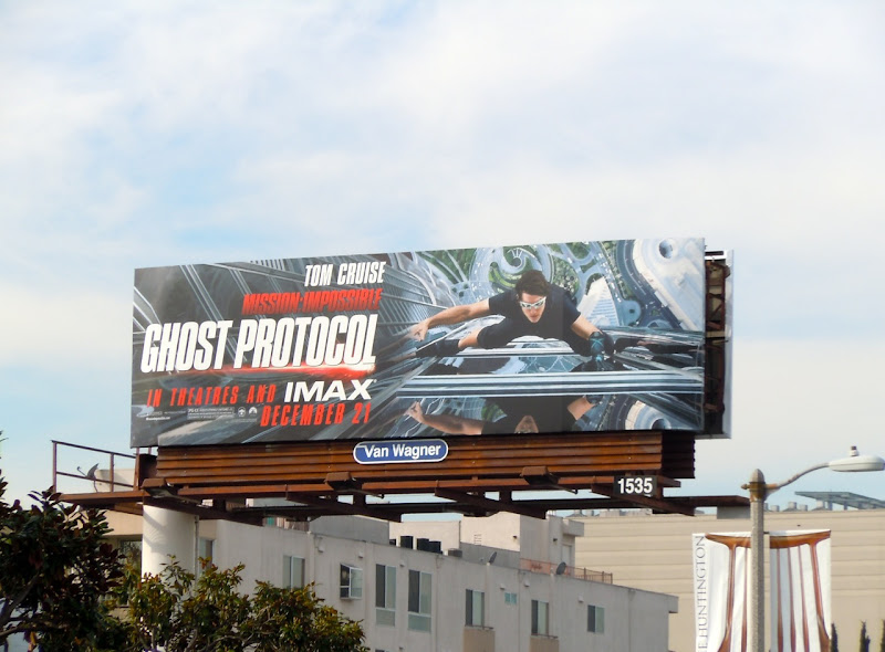 Ghost Protocol movie billboard